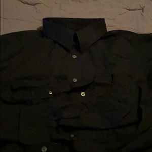 George black button up